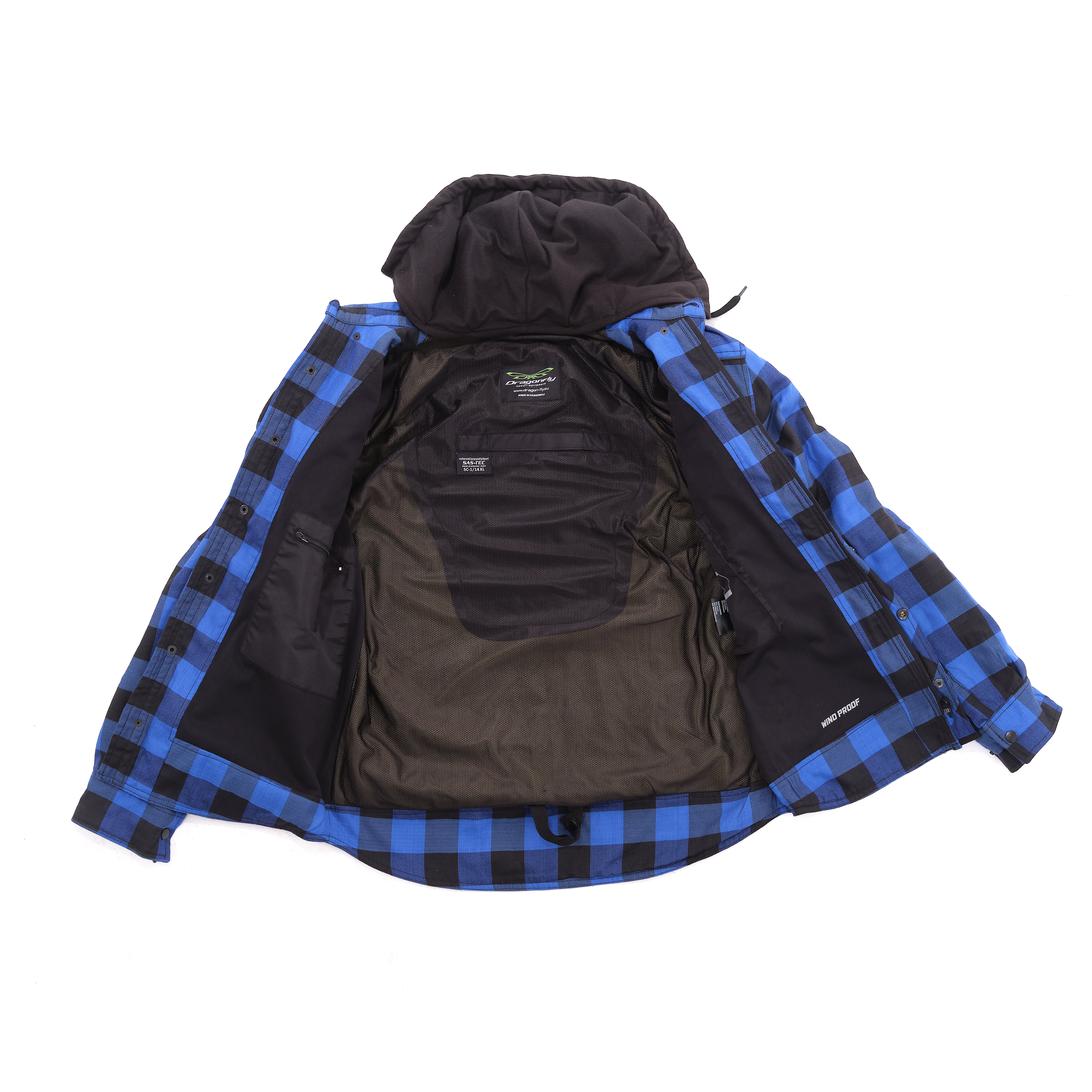 MOTO marškiniai dragonfly streetfigter mėlyni UNISEX – nuotrauka 8