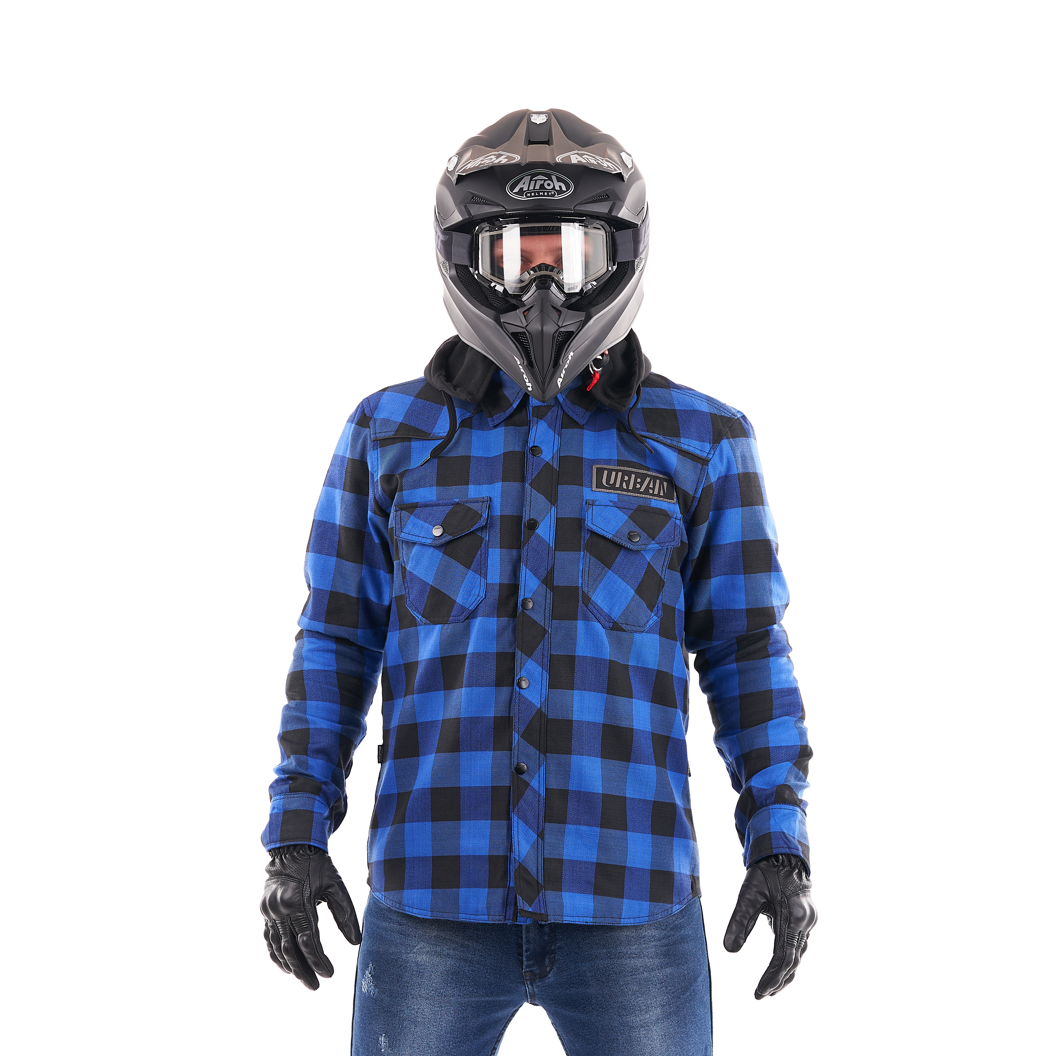 MOTO marškiniai dragonfly streetfigter mėlyni UNISEX