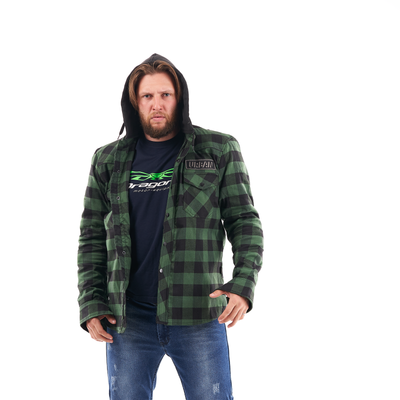 MOTO marškiniai dragonfly streetfigter žali UNISEX – nuotrauka 5