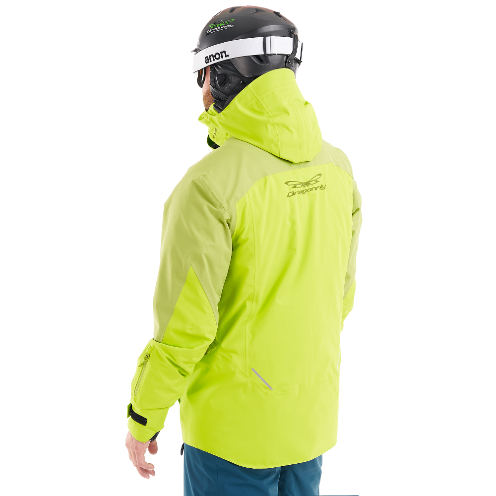 Slidinėjimo striukė dragonfly GRAVITY PREMIUM VYRAMS olive/ žalia – nuotrauka 2