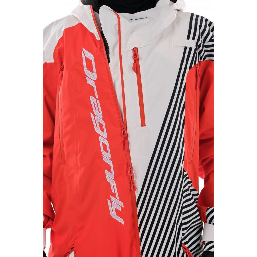 Kombinezonas dragonfly SKI PREMIUM VYRAMS raudonas/ BALTAS – nuotrauka 14