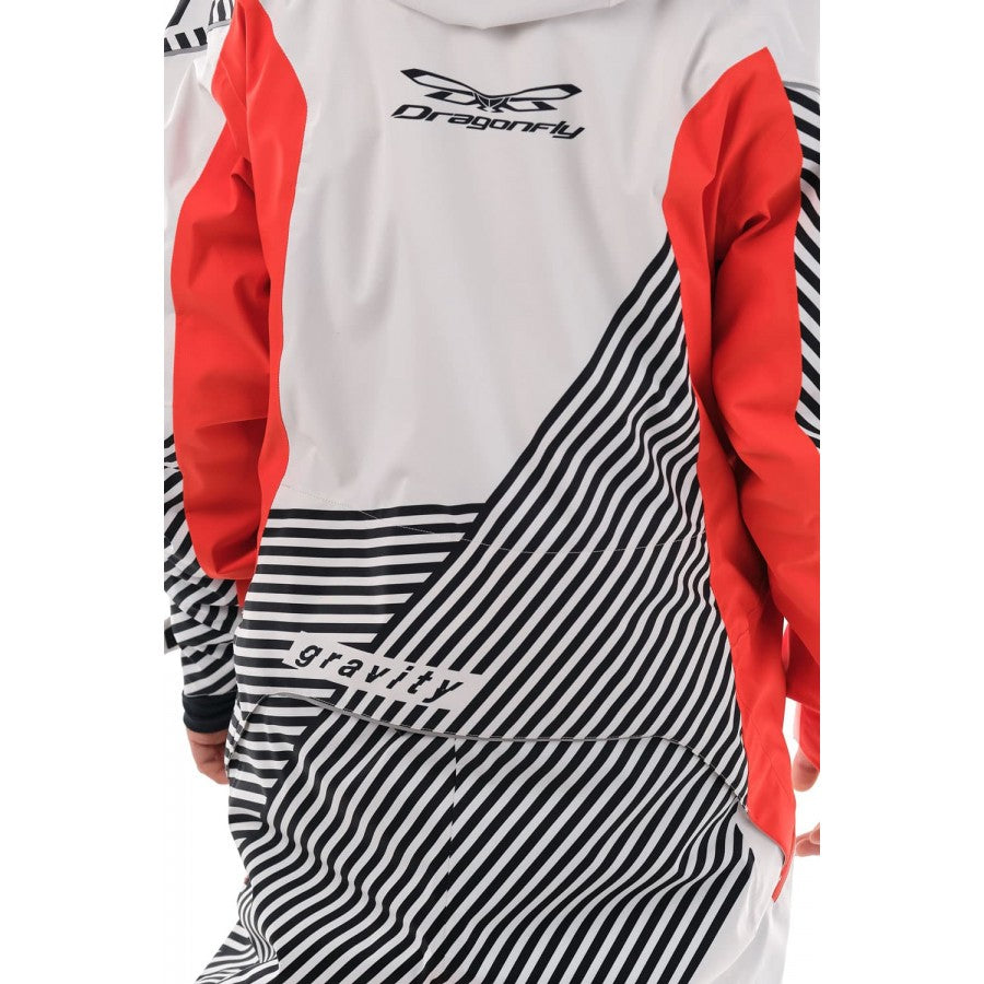 Kombinezonas dragonfly SKI PREMIUM VYRAMS raudonas/ BALTAS – nuotrauka 4