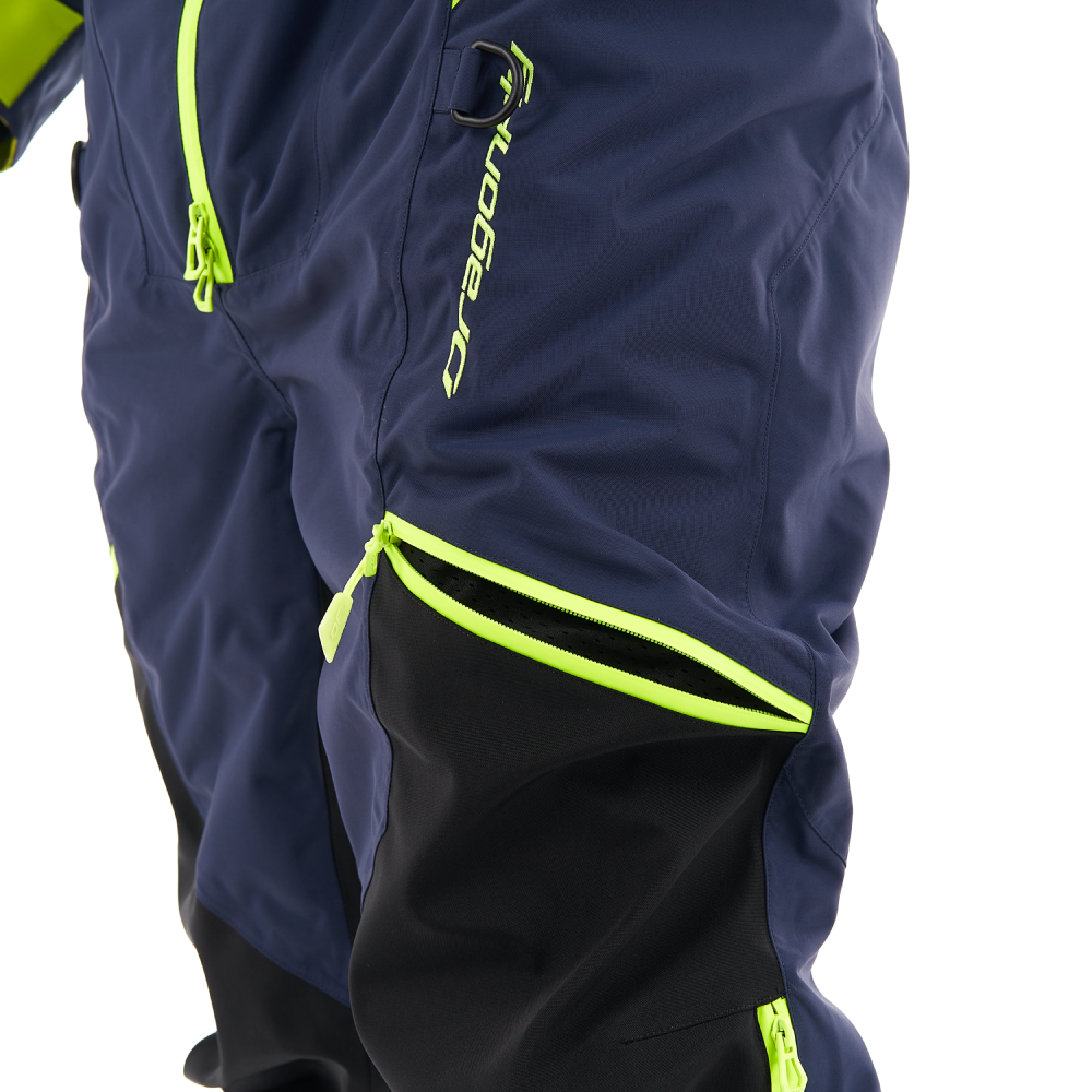 KOMBINEZONAS DRAGONFLY EXTREME 2.0 VYRAMS MĖLYNAS/ GELTONAS FLUO SNOWBIKE