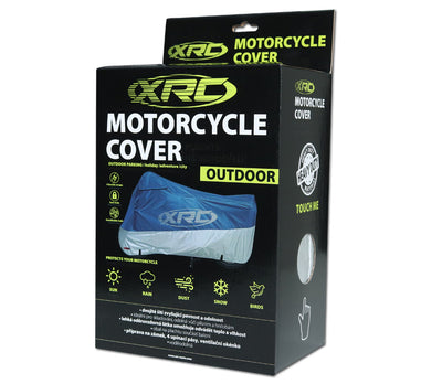 XRC uždangalas motociklui OUTDOOR mėlynas/ sidabrinis l – nuotrauka 2