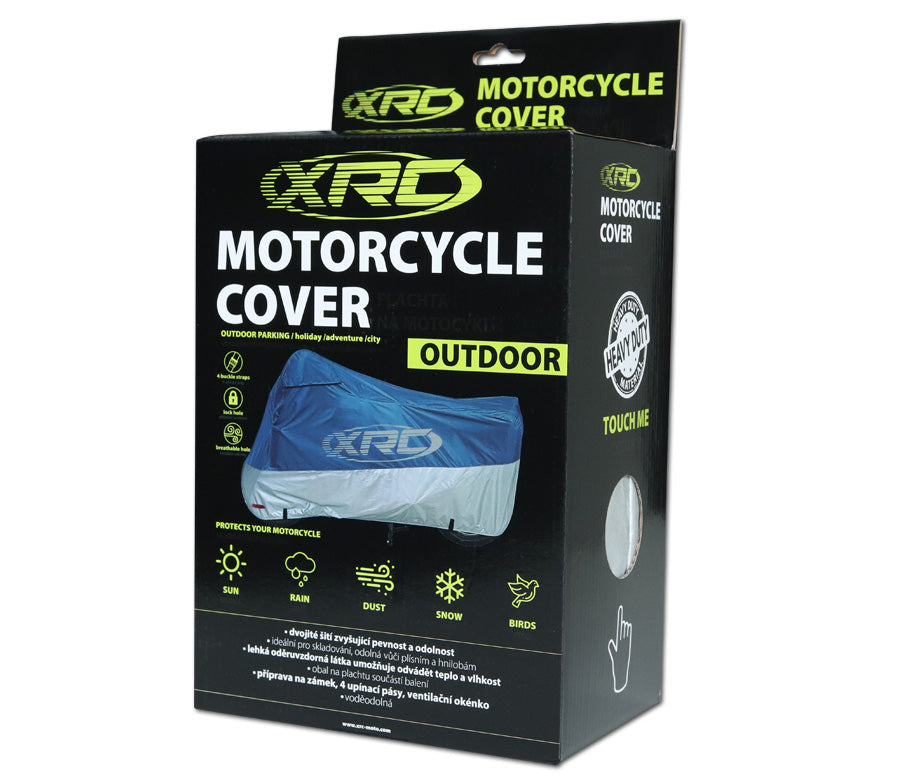 XRC uždangalas motociklui OUTDOOR mėlynas/ sidabrinis XL – nuotrauka 2