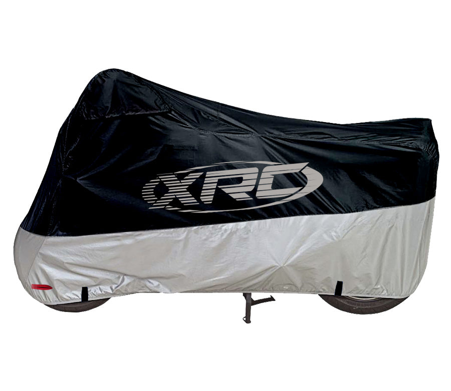 XRC uždangalas motociklui OUTDOOR juodas/ sidabrinis l
