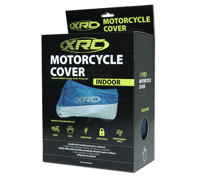 XRC uždangalas motociklui INDOOR mėlynas/ sidabrinis l – nuotrauka 2