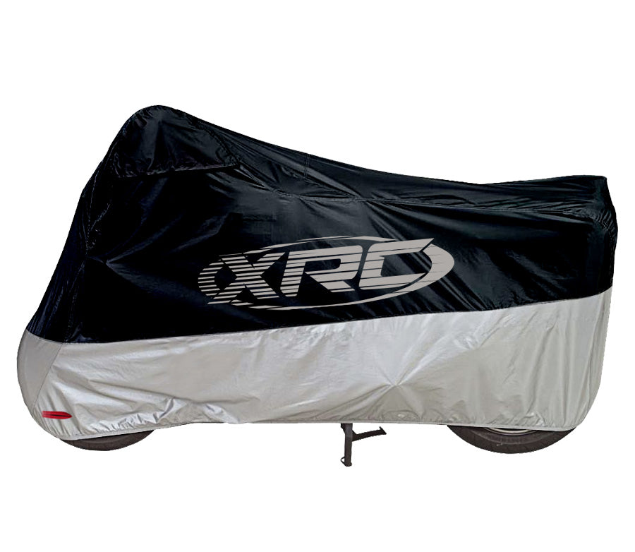 XRC uždangalas motociklui INDOOR juodas/ sidabrinis l