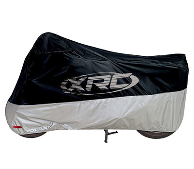 XRC uždangalas motociklui INDOOR juodas/ sidabrinis XXL
