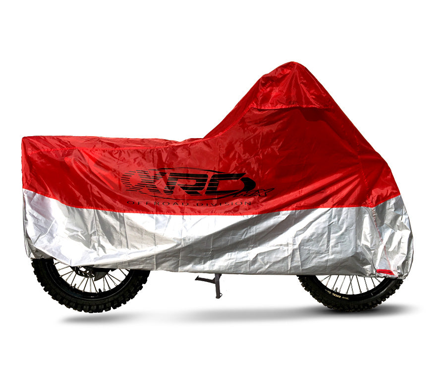 XRC uždangalas offroad-mx motociklui INDOOR raudonas/ sidabrinis l