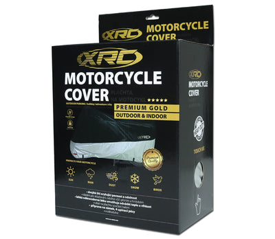 XRC PREMIUM GOLD uždangalas motociklui OUTDOOR juodas/ sidabrinis XL – nuotrauka 2
