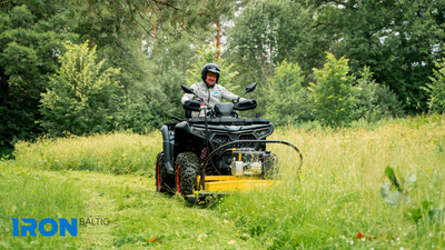 PRIEKYJE MONTUOJAMA ŽOLIAPJOVĖ/KRŪMAPJOVĖ IRON BALTIC 