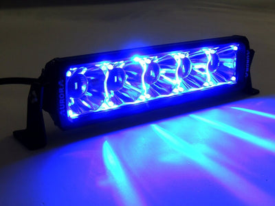 AURORA LED 10" (25.4 CM) "D6 DOUBLE ROW RGB" SERIJOS ŽIBINTAS 75W SPOT