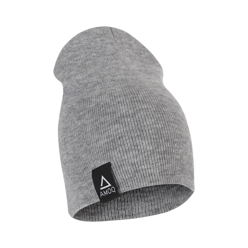 KEPURĖ AMOQ „FOLD-UP“ BEANIE – PILKA