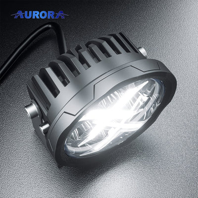 AURORA LED 4" (10 CM) "X FACTOR" SERIJOS ŽIBINTAS 40W SPOT SU RGB (KOMPLEKTAS 2VNT)