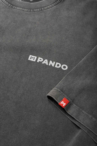 MARŠKINĖLIAI PANDO MOTO ALEX RUNA „ACID WASHED“ OVERSIZED MOTOCIKLININKAMS UNISEX