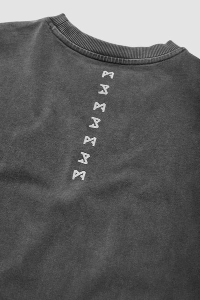 MARŠKINĖLIAI PANDO MOTO ALEX RUNA „ACID WASHED“ OVERSIZED MOTOCIKLININKAMS UNISEX