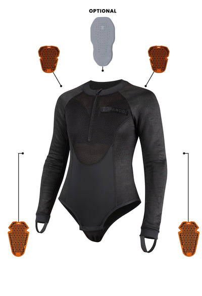 Apsauginis kūno šarvas – PANDO MOTO BIA JUODAS – nuotrauka 9