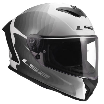 ŠALMAS LS2 RAPID III BALTAS / PILKAS