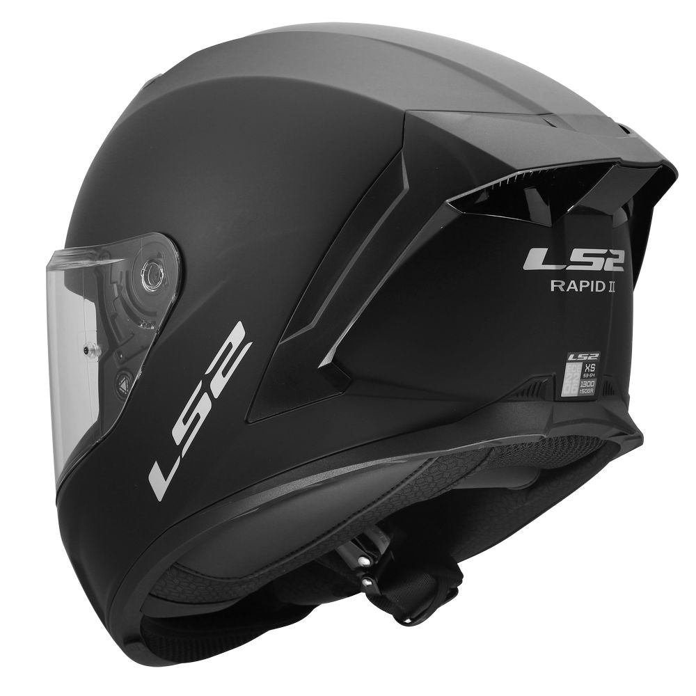 Šalmas LS2 RAPID III MATINIS JUODAS – nuotrauka 3