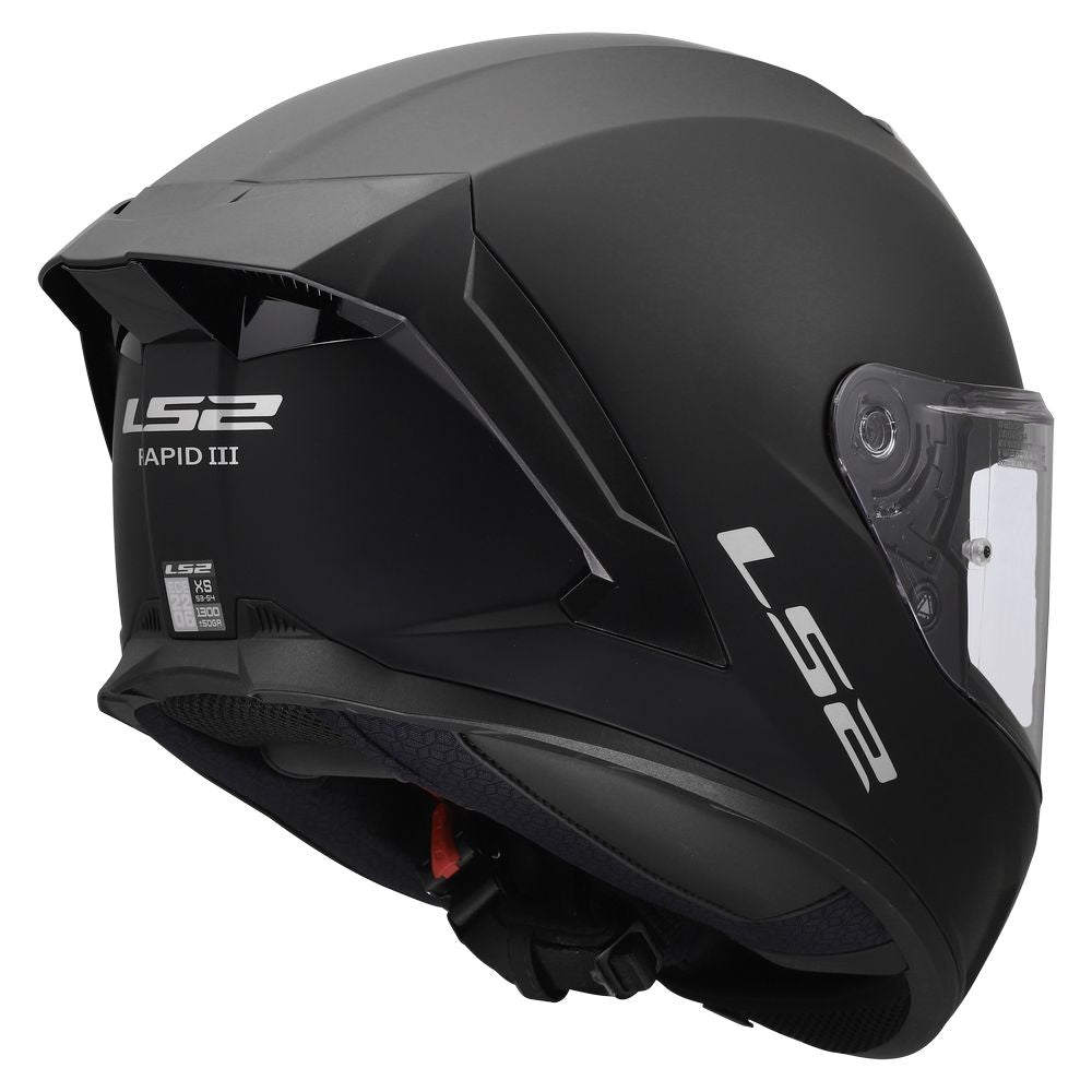 Šalmas LS2 RAPID III MATINIS JUODAS – nuotrauka 5