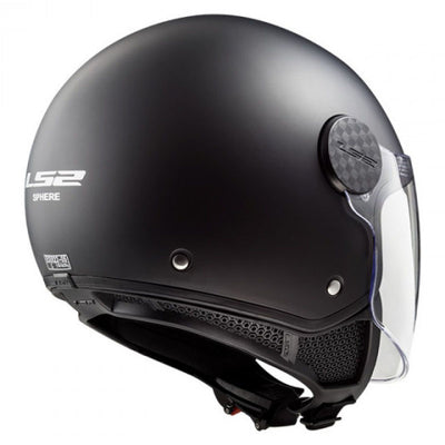 Šalmas LS2 SPHERE II SOLID MATINIS JUODAS – nuotrauka 3