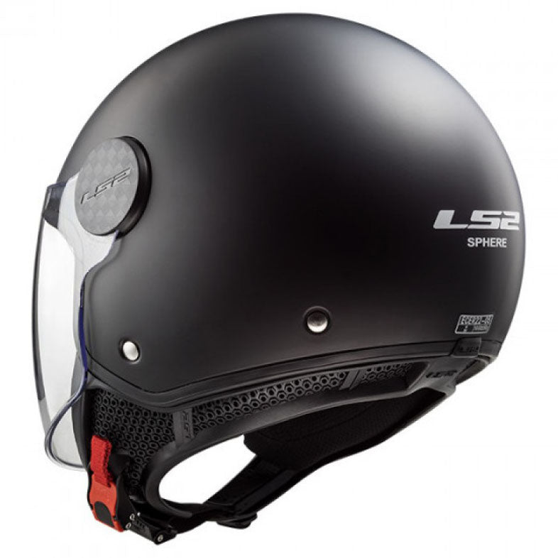 Šalmas LS2 SPHERE II SOLID MATINIS JUODAS – nuotrauka 2