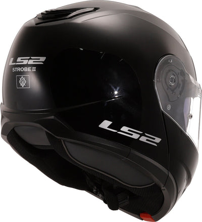 Šalmas LS2 STROBE II SOLID BLIZGUS JUODAS – nuotrauka 6