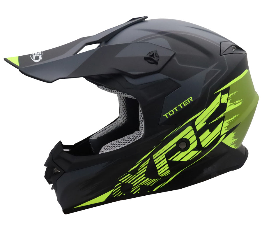 ŠALMAS „XRC TOTTER“ JUODA / PILKA / FLUO