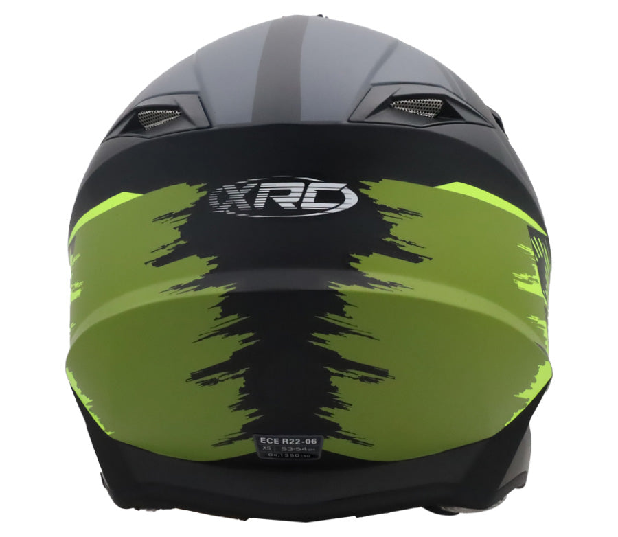 ŠALMAS „XRC TOTTER“ JUODA / PILKA / FLUO