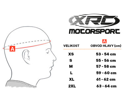 ŠALMAS „XRC TOTTER“ JUODA / PILKA / FLUO