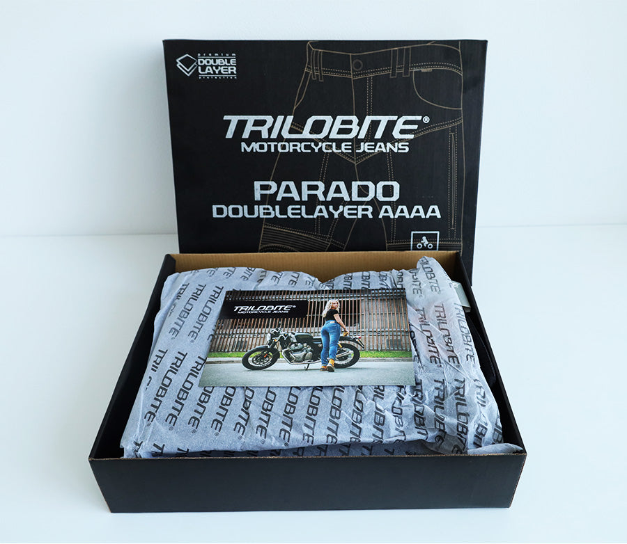 Džinsai trilobite PARADO doublelayer AAAA SLIM FIT vyrams, mėlyni – nuotrauka 4