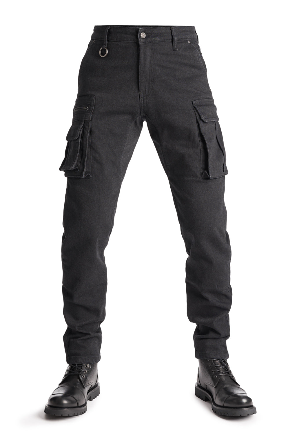 DŽINSAI PANDO MOTO DESERT CARGO SU CORDURA® VYRAMS JUODI