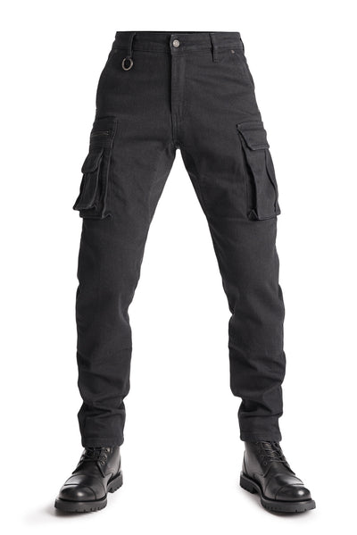 DŽINSAI PANDO MOTO DESERT CARGO SU CORDURA® VYRAMS JUODI