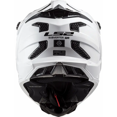 Šalmas LS2 MX700 subverter NOIR-06 BALTAS BLIZGUS – nuotrauka 2