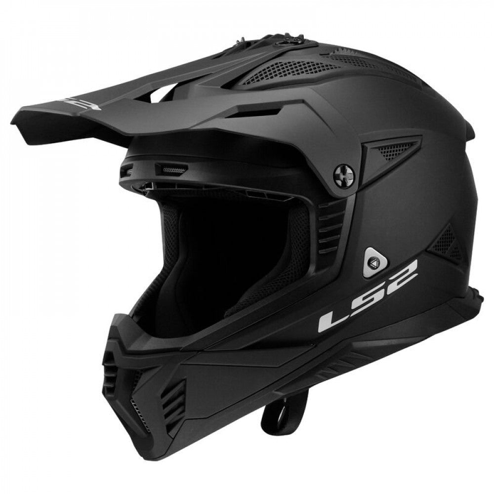 ŠALMAS LS2 MX708 FAST II SOLID MATINIS JUODAS