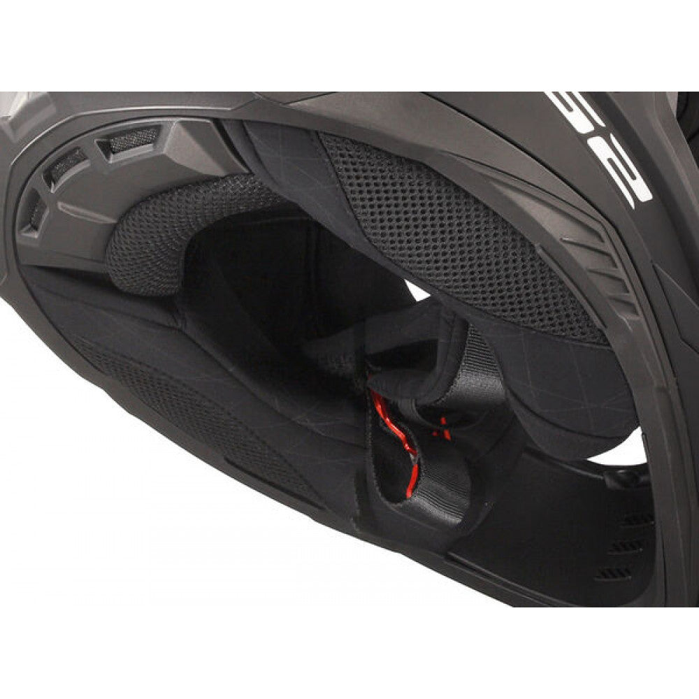 ŠALMAS LS2 MX708 FAST II SOLID MATINIS JUODAS