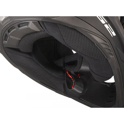 ŠALMAS LS2 MX708 FAST II SOLID MATINIS JUODAS
