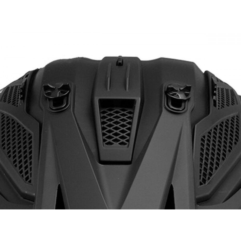 ŠALMAS LS2 MX708 FAST II SOLID MATINIS JUODAS