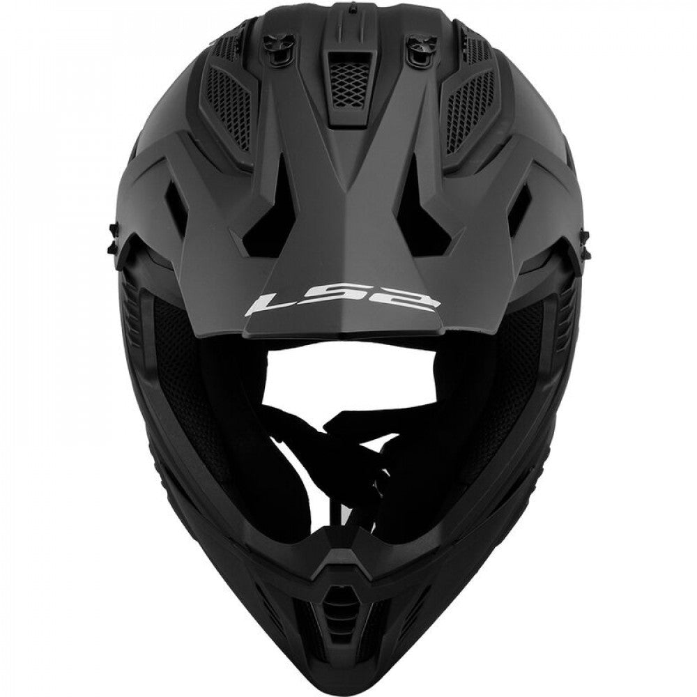 ŠALMAS LS2 MX708 FAST II SOLID MATINIS JUODAS
