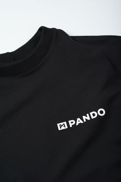 MARŠKINĖLIAI – PANDO MOTO LUKE DON’T DIE OVERSIZE JUODI UNISEX