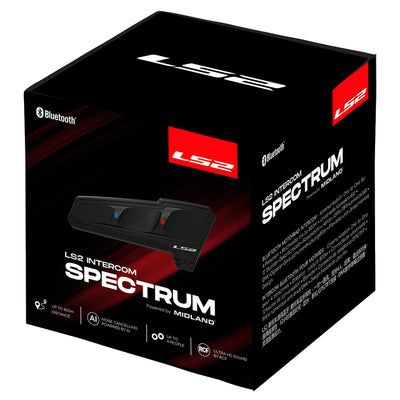 Pasikalbėjimo įranga šalmui LS2 SPECTRUM – nuotrauka 4