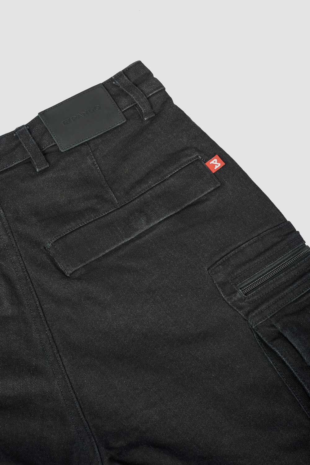 DŽINSAI PANDO MOTO DESERT CARGO SU CORDURA® VYRAMS JUODI
