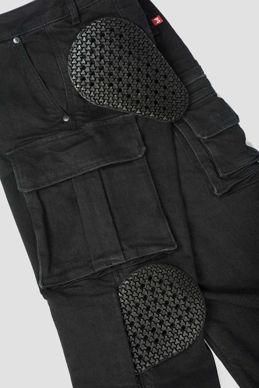 DŽINSAI PANDO MOTO MARK BLACK AAA – VYRAMS SU CORDURA® IR BALISTEX®
