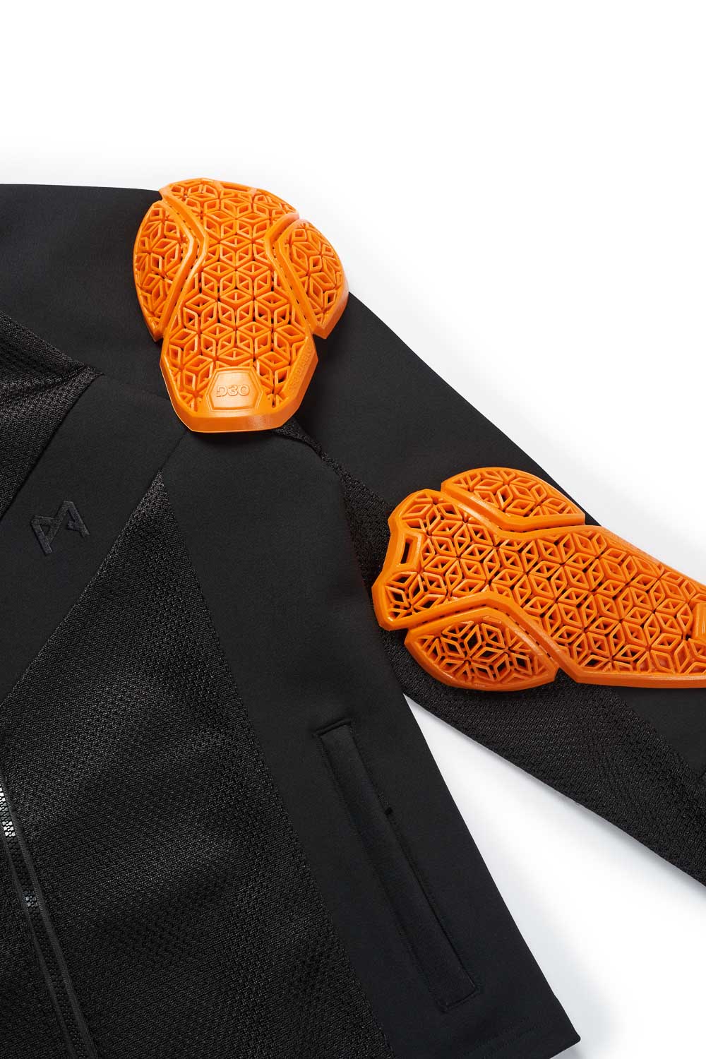 Striukė - PANDO MOTO STEALTH BLACK AAA vyrams, SU apsaugomis – nuotrauka 4
