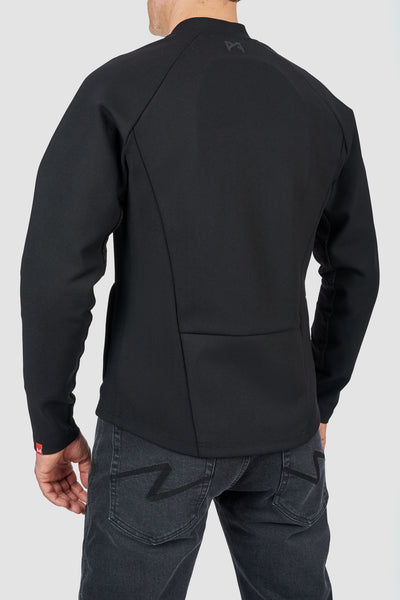 Striukė - PANDO MOTO STEALTH BLACK AAA vyrams, SU apsaugomis – nuotrauka 2