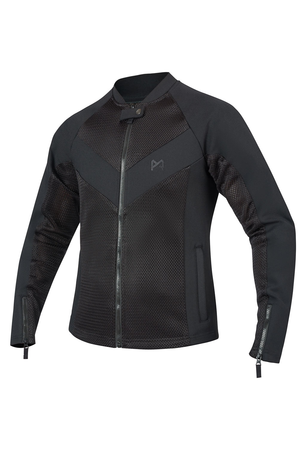 Striukė - PANDO MOTO STEALTH BLACK AAA vyrams, SU apsaugomis – nuotrauka 5