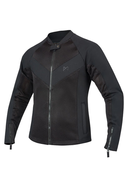 Striukė - PANDO MOTO STEALTH BLACK AAA vyrams, SU apsaugomis – nuotrauka 5