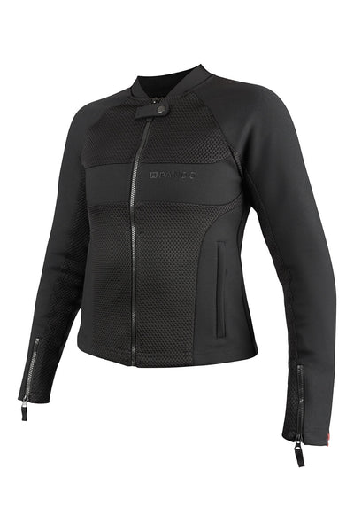 Striukė - PANDO MOTO STEALTH BLACK AAA moterims, SU apsaugomis – nuotrauka 6
