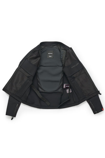 Striukė - PANDO MOTO STEALTH BLACK AAA moterims, SU apsaugomis – nuotrauka 8